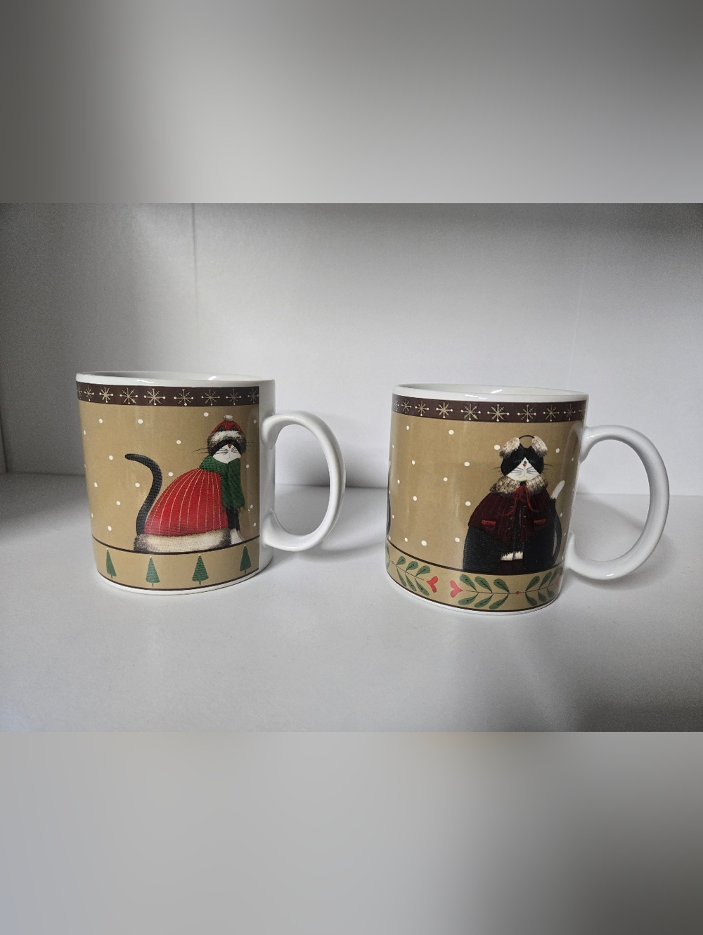 Sakura Cat Holiday Ceramic Mug Collection
